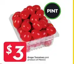 Sobeys Grape Tomatoes product of Mexico offer