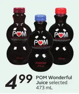 Sobeys POM Wonderful Juice offer