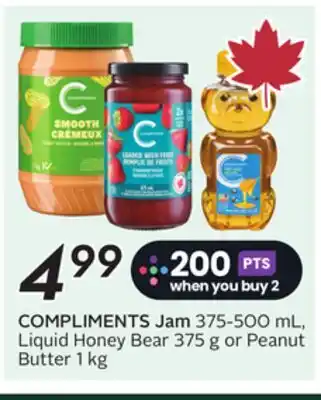 Sobeys COMPLIMENTS Jam offer