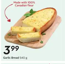 Sobeys Garlic Bread offer