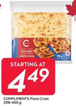 Sobeys COMPLIMENTS Pizza Crust offer