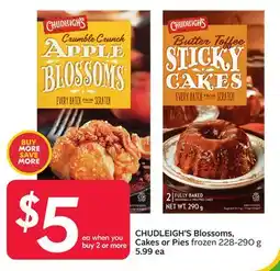 Sobeys CHUDLEIGH'S Blossoms, Cakes or Pies offer