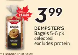 Sobeys DEMPSTER'S Bagels offer