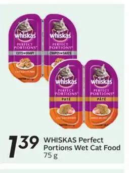 Sobeys WHISKAS Perfect Portions Wet Cat Food offer