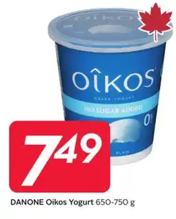 Sobeys DANONE Oikos Yogurt offer