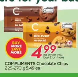 Sobeys COMPLIMENTS Chocolate Chips offer