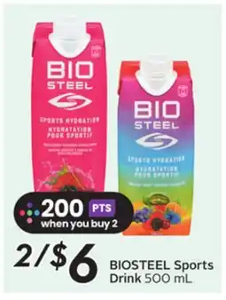 Sobeys BIOSTEEL Sports Drink offer