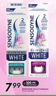 Sobeys SENSODYNE Clinical Toothpaste offer