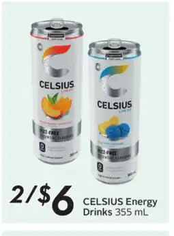 Sobeys CELSIUS Energy Drinks offer