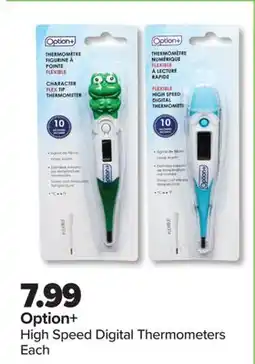 PharmaChoice Option High Speed Digital Thermometers offer