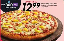 Sobeys Hawaiian 14 Take & Bake Pizza - Tropical Fest offer