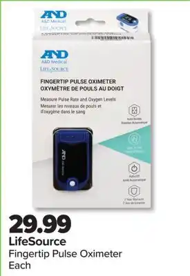 PharmaChoice LifeSource Fingertip Pulse Oximeter offer