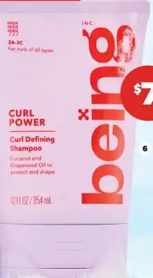 Real Canadian Superstore BEING CURL POWER SHAMPOO offer