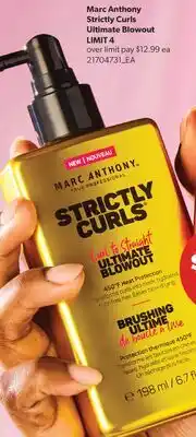 Real Canadian Superstore MARC ANTHONY STRICTLY CURLS ULTIMATE BLOWOUT offer