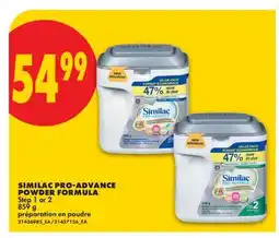 No Frills SIMILAC PRO-ADVANCE POWDER FORMULA offer