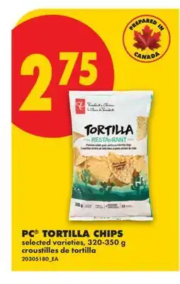 No Frills PC TORTILLA CHIPS offer