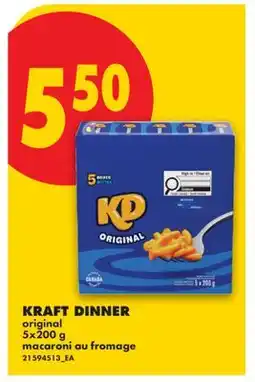 No Frills KRAFT DINNER offer