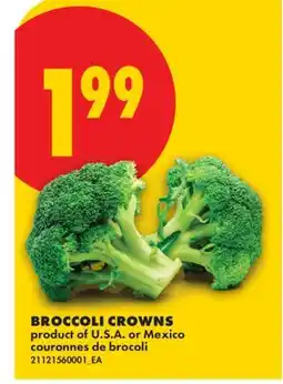 No Frills BROCCOLI CROWNS offer