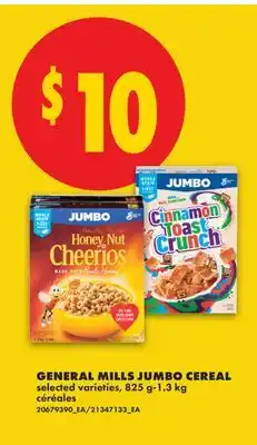 No Frills GENERAL MILLS JUMBO CEREAL, 825 G - 1.3 KG offer