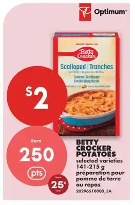 No Frills BETTY CROCKER POTATOES offer