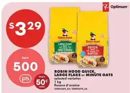 No Frills ROBIN HOOD QUICK, LARGE FLAKE OR MINUTE OATS offer