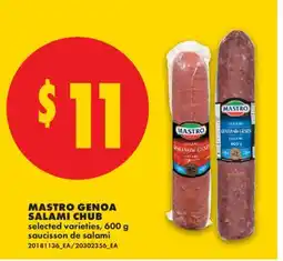 No Frills MASTRO GENOA SALAMI CHUB offer