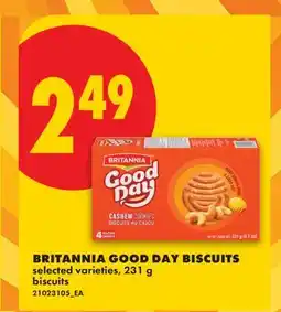 No Frills BRITANNIA GOOD DAY BISCUITS offer