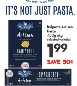 Longo's Artisan Pasta offer