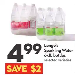 Longo's Sparkling Water offer