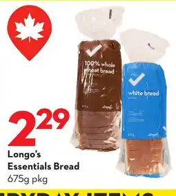 Longo's Essentials Bread offer