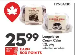 Longo's Longo's Ice Cream Cake offer