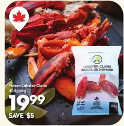 Longo's Frozen Lobster Claws offer