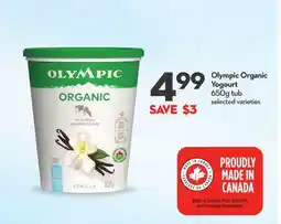 Longo's Organic Yogourt offer