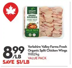 Longo's Fresh Organic Split Chicken Wings offer