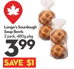 Longo's Sourdough Soup Bowls offer