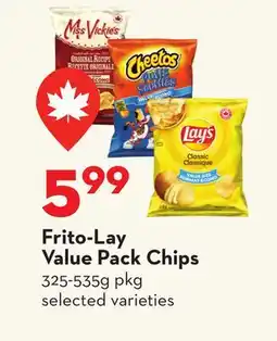 Longo's Frito-Lay Value Pack Chips offer