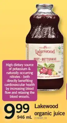 Fortinos LAKEWOOD ORGANIC JUICE offer