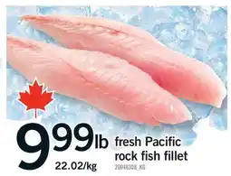 Fortinos FRESH PACIFIC ROCK FISH FILLET offer