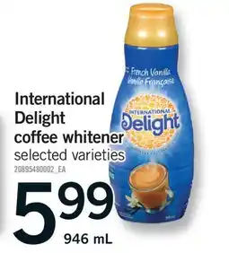 Fortinos INTERNATIONAL DELIGHT COFFEE WHITENER offer