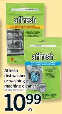 Fortinos AFFRESH DISHWASHER OR WASHING MACHINE CLEANER, 3'S offer