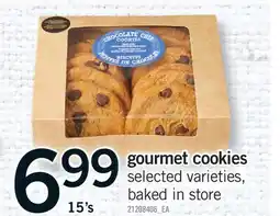 Fortinos GOURMET COOKIES, 15's offer