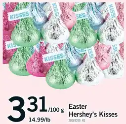Fortinos EASTER HERSHEY'S KISSES offer