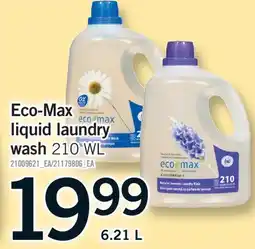 Fortinos ECO-MAX LIQUID LAUNDRY WASH, 210 WL offer