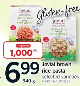 Fortinos JOVIAL BROWN RICE PASTA offer