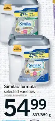 Fortinos SIMILAC FORMULA, 837/859 G offer