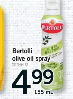 Fortinos BERTOLLI OLIVE OIL SPRAY offer