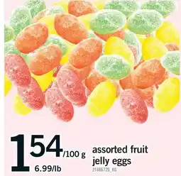 Fortinos ASSORTED FRUIT JELLY EGGS offer