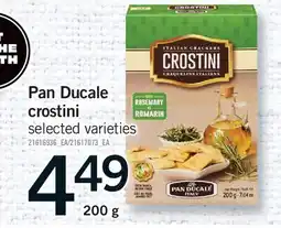 Fortinos PAN DUCALE CROSTINI offer