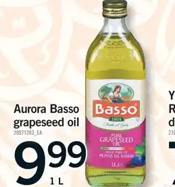 Fortinos AURORA BASSO GRAPESEED OIL offer