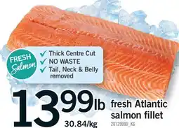 Fortinos FRESH ATLANTIC SALMON FILLET offer